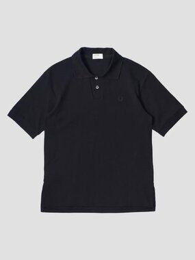 Margaret Howell x Fred Perry Black Cotton Polo Shirt